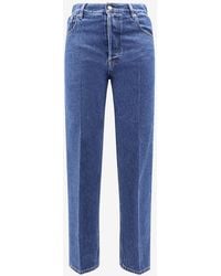 Gucci - Straight-Leg Jeans With Metal Horsebit - Lyst