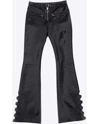 Courreges - Multi-Buckle Bootcut Pants - Lyst