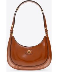 Tory Burch - Robinson Patent Leather Shoulder Bag - Lyst