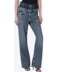 Agolde - Elson Double Waistband Jeans - Lyst