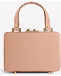 Gianvito Rossi - Valì Leather Top Handle Bag - Lyst
