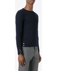 Thom Browne - 4-Bar Stripes Wool Sweater - Lyst