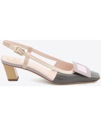 Roger Vivier - Belle Vivier 45 Slingback Pumps - Lyst