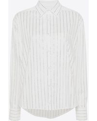 Guiseppe Di Morabito - Rhinestone-Embellished Long-Sleeved Shirt - Lyst