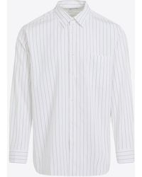 Comme des Garçons - Striped Poplin Shirt - Lyst