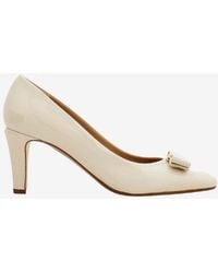 Ferragamo - Carla 70 Vara Bow Pumps - Lyst