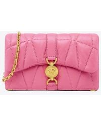 Versace - Mini Kleio Quilted Leather Crossbody Bag - Lyst