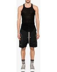 Rick Owens - Basic Ribbed Tank Top - Lyst
