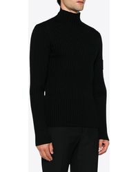 Prada - Hooded Wool Sweater - Lyst