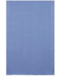 Ferragamo - Silk-Blend Monogram Jacquard Scarf - Lyst