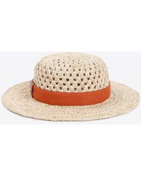 Chloé - Crochet Raffia Hat - Lyst