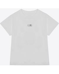 MM6 by Maison Martin Margiela - Numeric Signature Patch T-Shirt - Lyst