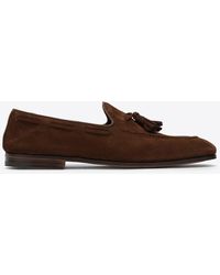Church's - Tassel-Detail Suede Loafers - Lyst