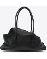 The Attico - Small La Passeggiata Leather Shoulder Bag - Lyst