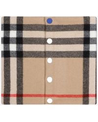 Burberry - Checked Cashmere Snood - Lyst