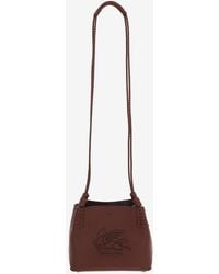 Etro - Mini Libra Calf Leather Crossbody Bag - Lyst
