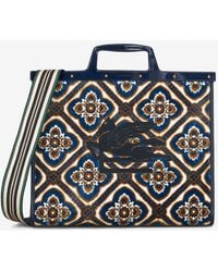Etro - Medium Love Trotter Jacquard Tote Bag - Lyst