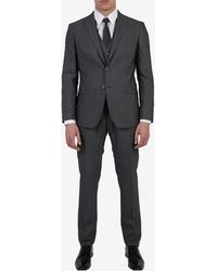 Tonello - Single-Breasted Three-Piece Suit - Lyst