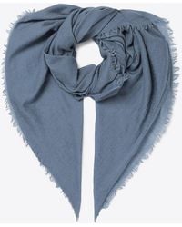 Destin - Frayed Wool-Blend Scarf - Lyst