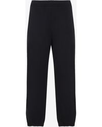 Lanvin - Logo Embroidered Track Pants - Lyst