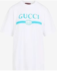 Gucci - Logo-Printed Short-Sleeved T-Shirt - Lyst