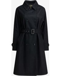 Herno - Double-Breasted Belted Trench Coat - Lyst
