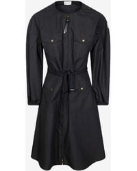 Moncler - Rope-Belt Midi Dress - Lyst