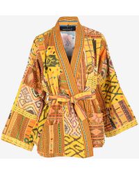 Ambre Babzoe - Patchwork Kimono Jacket - Lyst