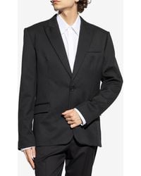 Balmain - Wool Single-Breasted Blazer - Lyst