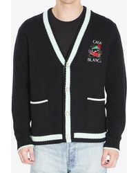 CASABLANCA - Stacked Casa Mountain Temple Cardigan - Lyst