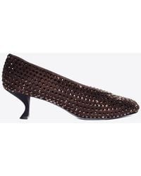 LA ROSE - 50 Crystal Embellished Pumps - Lyst