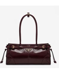 Prada - Medium Bonnie Leather Shoulder Bag - Lyst