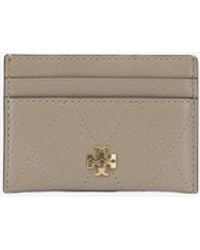 Tory Burch - Charlie Quilted Leather Cardholder - Lyst
