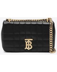 Burberry - Mini Lola Quilted Leather Crossbody Bag - Lyst