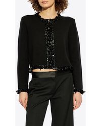 Tory Burch - Wool Cardigan - Lyst