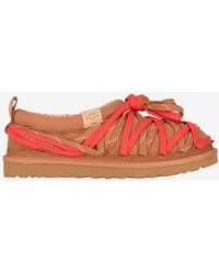 UGG - Tasman Lace Suede Slippers - Lyst