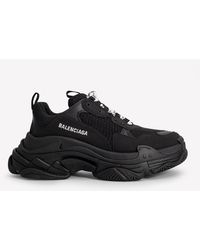 balenciaga mens trainers black