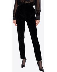 Dolce & Gabbana - Tailored Velvet Tuxedo Pants - Lyst