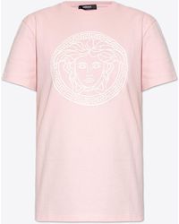 Versace - Medusa Head Crewneck T-Shirt - Lyst