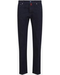Kiton - Washed Straight-Leg Jeans - Lyst