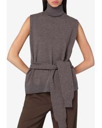 Rohe - Double-Layer Mélange Knit Top - Lyst