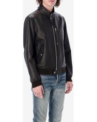 Tom Ford - Zip-Up Leather Jacket - Lyst