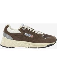 Autry - Hyperway Suede And Mesh Sneakers - Lyst