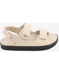 Givenchy - 4G Double-Strap Flat Sandals - Lyst