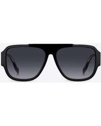 Marc Jacobs - Logo-Print Square-Framed Sunglasses - Lyst