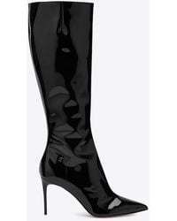 Christian Louboutin - High Patent Leather Boot For - Lyst