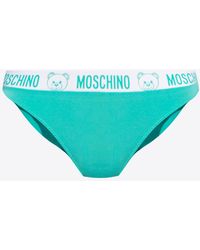 Moschino - Underbear Rubber Logo Briefs - Lyst