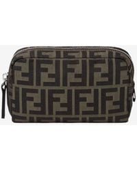 Fendi - Micro Zucca Ff Jacquard Pouch Bag - Lyst