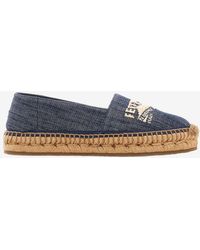 Ferragamo - Denim Espadrilles - Lyst