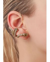 Aquazzura - Serpente Ear Cuff Earrings - Lyst
